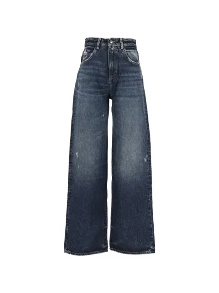 Blugi cu picior larg Icon Denim albastru