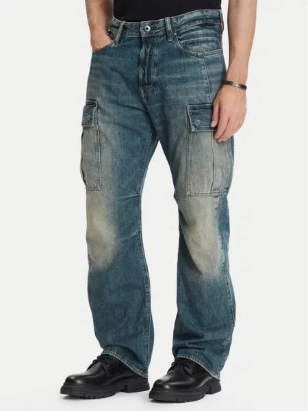 G-Star Raw Jeans hlače Contor 3D modra