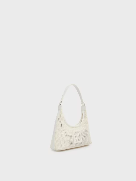 Сумка Calvin Klein с сеткой белая