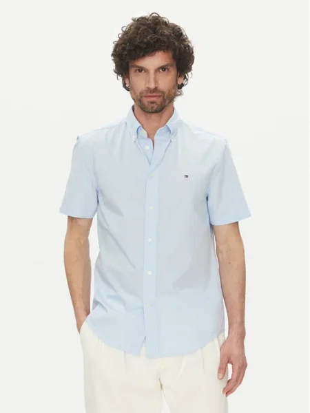 Tommy Hilfiger Cămașă celest albastru