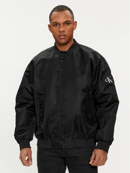 Calvin Klein Jeans Geacă bomber negru