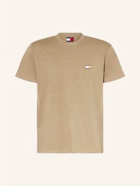 Tommy Jeans Tričko světle hnědá