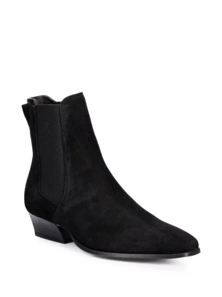 Botine chelsea Gant din piele de căprioară negru