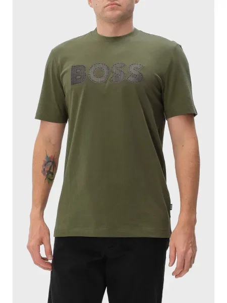 Футболка Boss зеленая