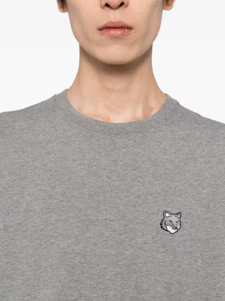 Tricou Maison Kitsune gri