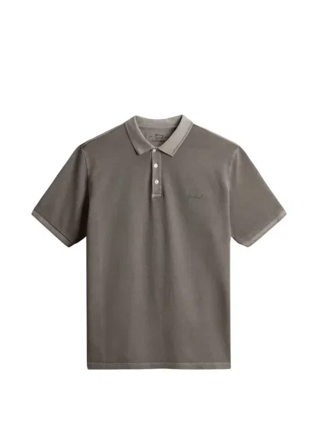 Tricou polo Woolrich gri