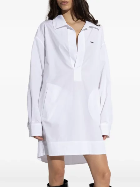 Mała mały sukienka mini Dsquared2 garniturowa biała