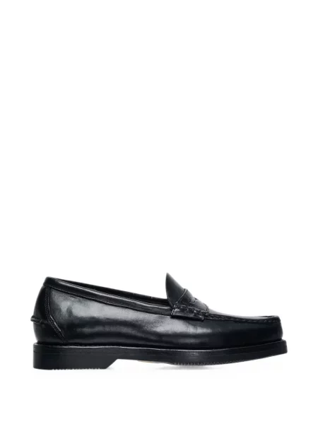 Pantofi loafer Visvim din piele negru