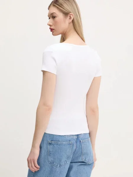 Tričko Abercrombie & Fitch bílá