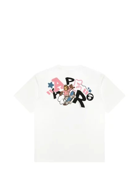 Tričko Aape By *a Bathing Ape® biela