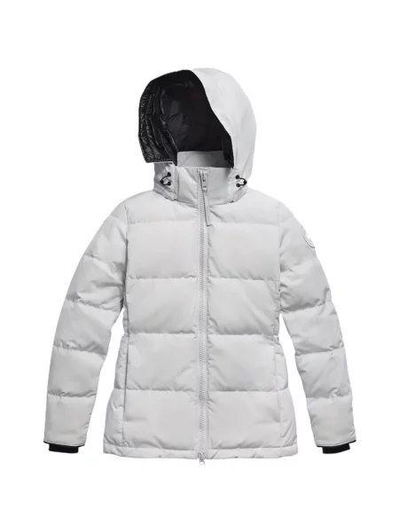 Prošívaný parka Canada Goose bílá