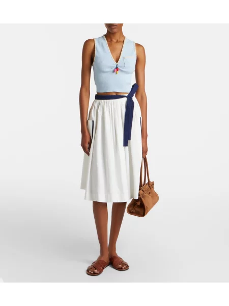 Decupat top Prada albastru