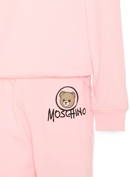 Komplet dresowy dziecięcy Moschino różowy