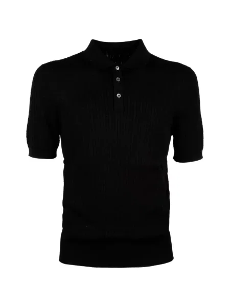 Tricou polo Tagliatore tricotate albastru