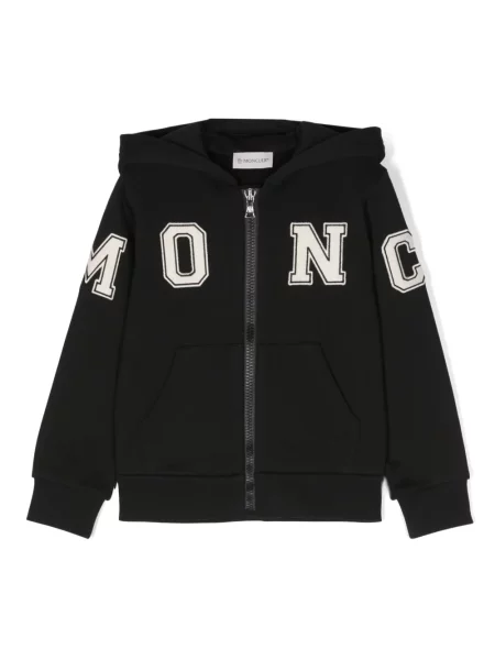 Bluza z kapturem dziecięca Moncler Enfant czarna