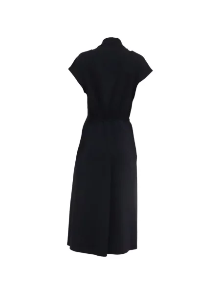 Rochie midi Max Mara Leisure cu decolteu în V negru
