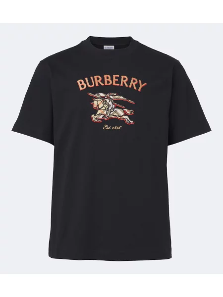 Tricou Burberry din jerseu negru