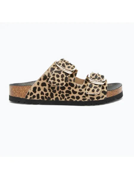 Papuci pentru femei Scholl Noelle Pony Leather leopard