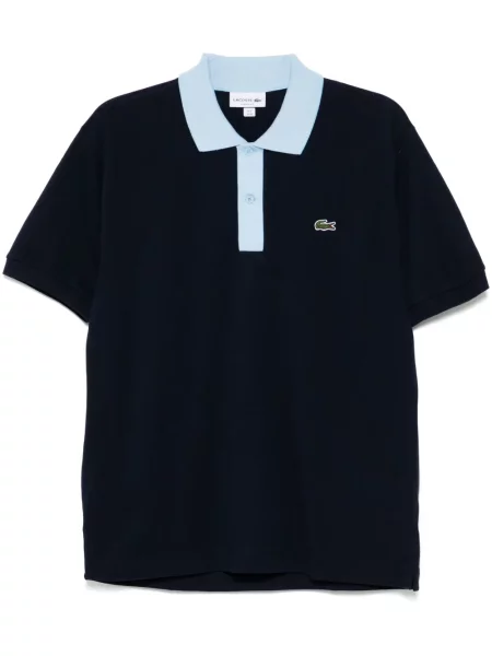 Gulerat tricou polo Lacoste albastru
