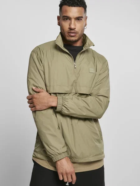 Z ovratnikom jakna Urban Classics črna