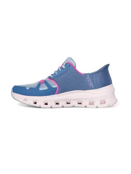 Sneakersy Skechers niebieskie