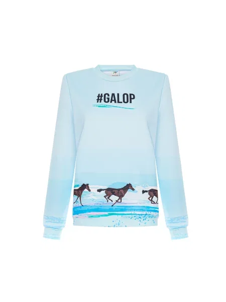 Bluza jeździecka GALOP WEAR #Galop niebieska