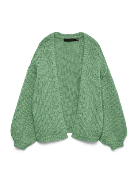 VERO MODA Geacă tricotată VMMAYBE deschis verde