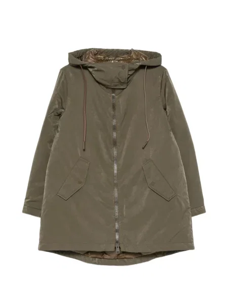 Kapucnis parka Herno zöld