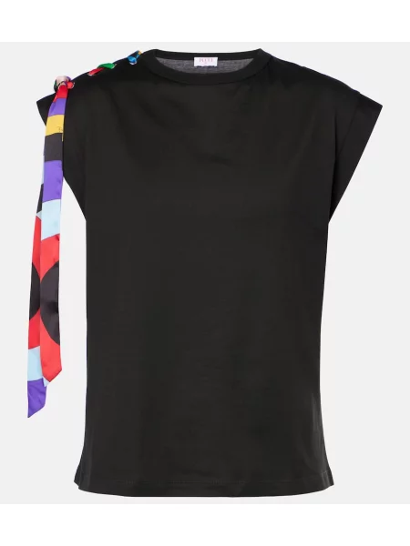 Tricou Pucci din jerseu negru