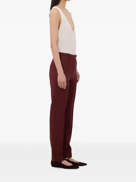 Pantaloni Loulou De Saison roșu