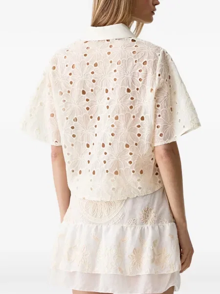 Scurt cămașă Haveone cu broderie