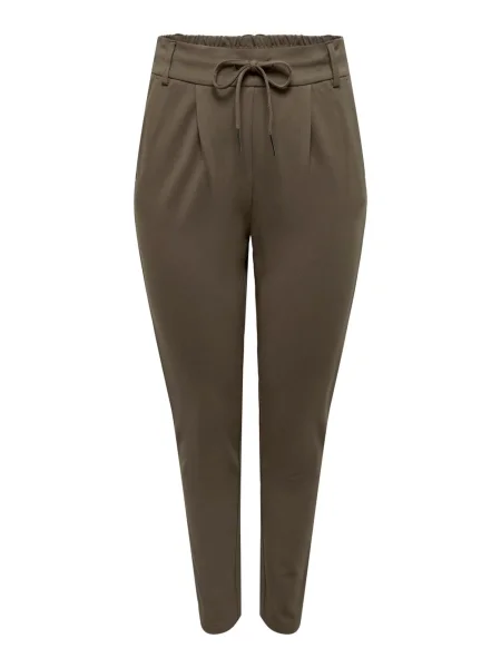 ONLY Hlače s naborima Poptrash' smeđa