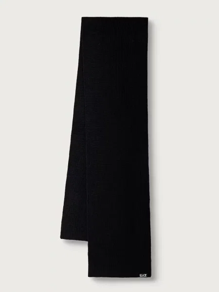 Emporio Armani fular cu lână negru