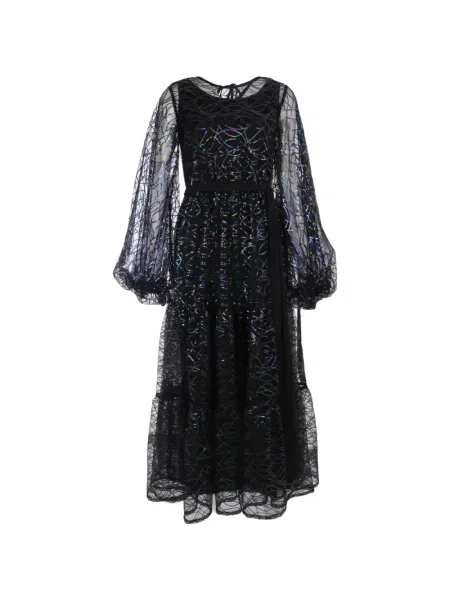 Rochie maxi Baruni lungă de costum negru