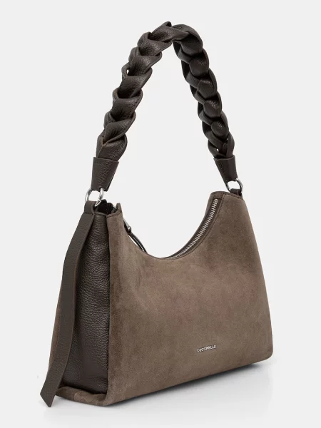 Rucsac Coccinelle din piele verde