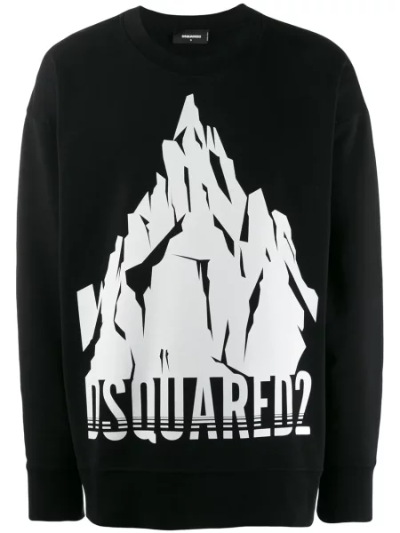 Pulover Dsquared2 cu autograf negru