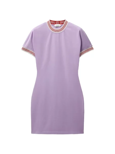 Rochie mini Versace din jerseu violet