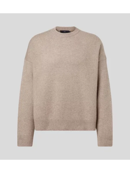 Pulover Arch4 din cașmir bej