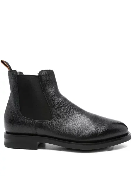 Botine Santoni din piele negru
