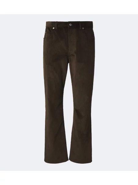 Pantaloni Loewe de catifea cord maro