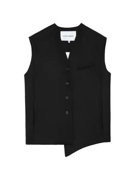 Kamizelka Margaux Lonnberg asymetryczna czarna