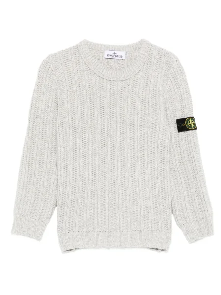 Sweter dziecięcy Stone Island szary