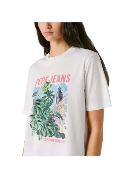 Tricou Pepe Jeans alb