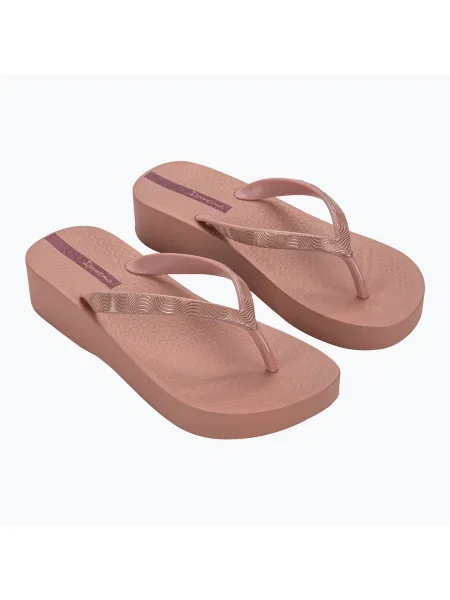 Șlapi pentru femei Ipanema Mesh X Plat roz / roz roșu