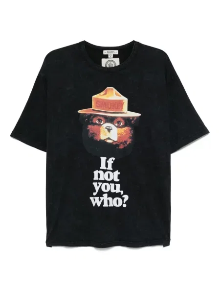 Тениска Stain Shade с принт черно