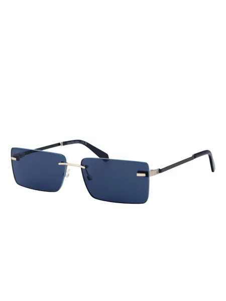 Ochelari de soare Calvin Klein Jeans albastru