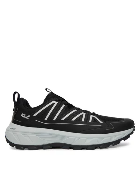 Jack Wolfskin Trekking čevlji Wild Hike Low M črna