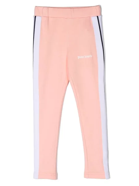 Legginsy dziecięce Palm Angels różowe
