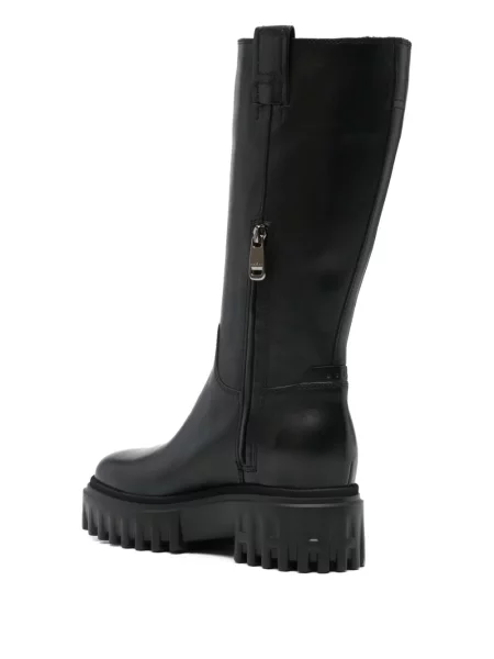 Botine Hogan din piele negru