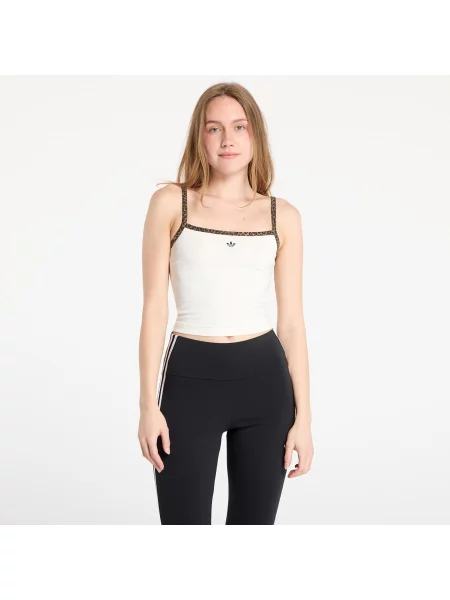 Maiou Adidas Originals cu model leopard alb